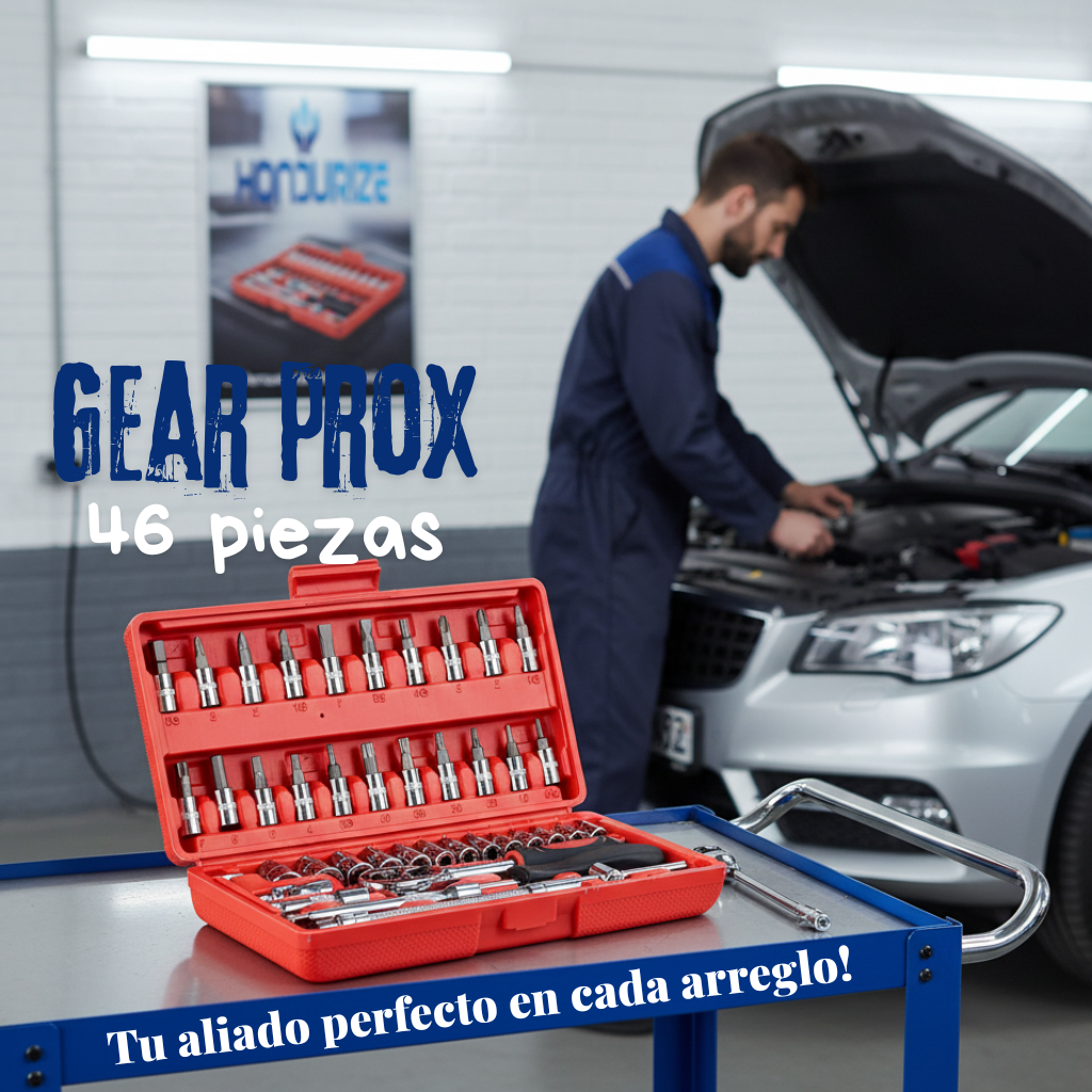 GearProX | Kit 46 en 1 Profesional – Diseñado para el Hombre que Todo lo Puede