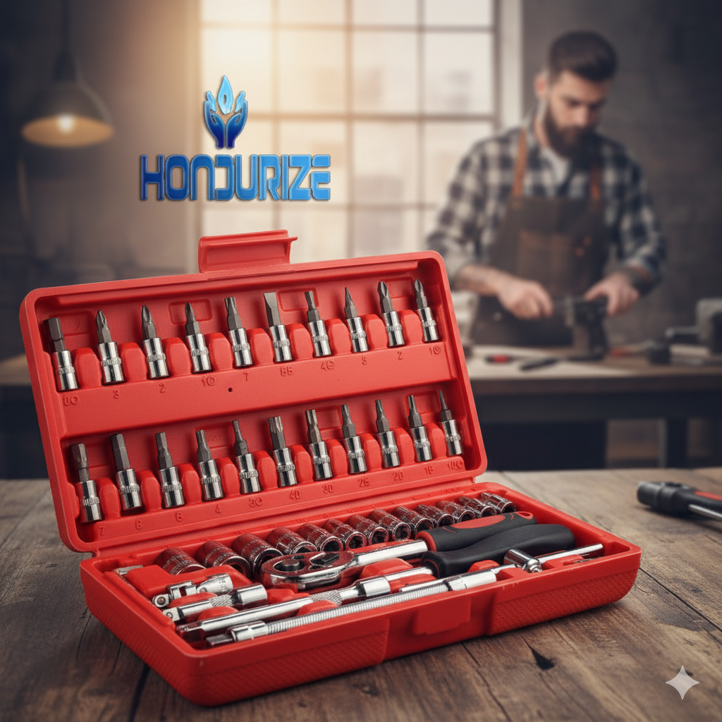 GearProX | Kit 46 en 1 Profesional – Diseñado para el Hombre que Todo lo Puede