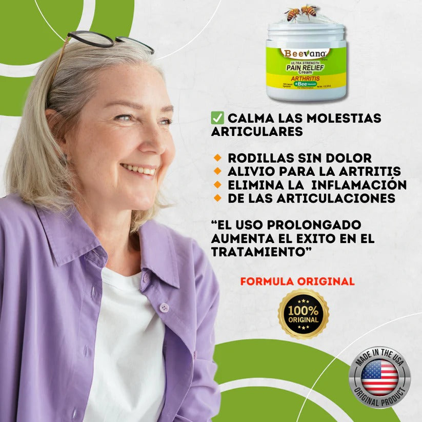 PROMO 2x1 Beevana Original® – La Crema Más Vendida contra el Dolor 🔥 ¡Solo por Tiempo Limitado!