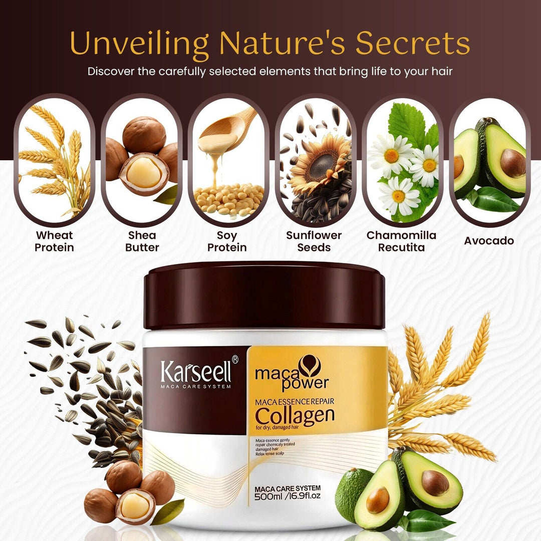 "Karseell Hair Treatment mask Collagen Power for Silky Smooth Hair